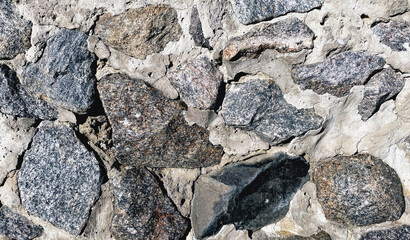Stone wall texture macro