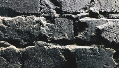 Brick wall texture macro