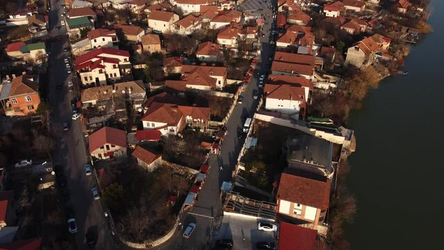 aerial view Samtavro's convent in sunset
It was built in 6 century 