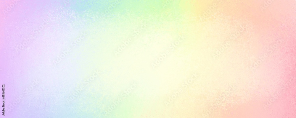 Canvas Prints soft rainbow background with texture and gradient colors, pretty springtime banner