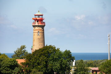 Old lighthouse on the isle of Rügen, Germany