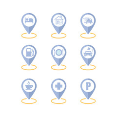 House location icon. Great vectors for travel, social networks, internet applications