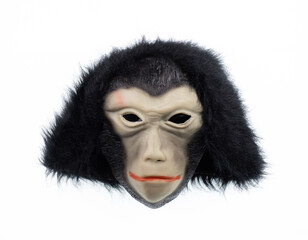monkey mask isolated on white background