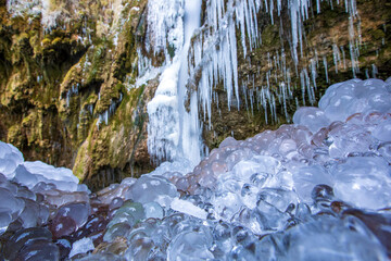 Hinang Wasserfall - Allgäu - Winter - Eis - Weihnachten