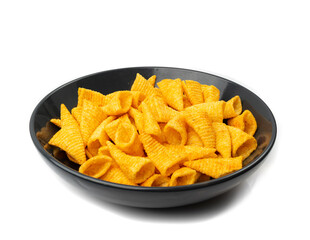 Corn Cone Isolated, Puffs with Spices