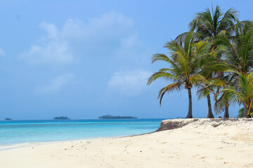 Fototapeta na wymiar San Blas Tropical islands in Panama. High quality photo