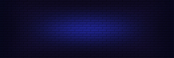 Neon light brick pattern wall background. Stone brickwall texture. Building stone tile material. Textured brickwork stonewall. Building brick wall neon pattern. Construction blocks. Vector