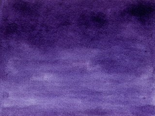 Purple watercolor background with spots, dots, blurred circles. Hand-drawn illustration