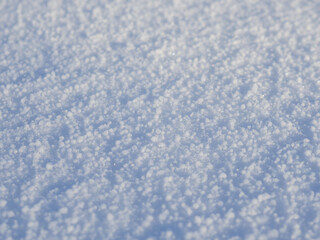 White blank fresh snow texture background. Copy space for text message.