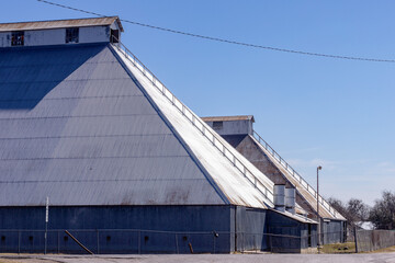 Grain silos in Texas