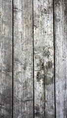 Fototapeta premium Background from old wooden boards (wooden beam). Vintage texture, background. Gray (Black) color