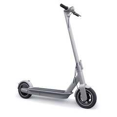 electric folding scooter for leisure and city trips 3D illustration