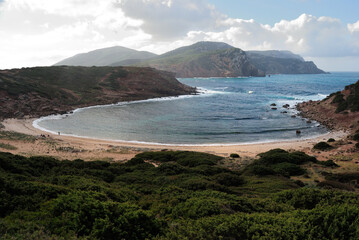 Veduta della spiaggia di Cala Porticciolo