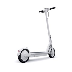 electric folding scooter for leisure and city trips 3D illustration