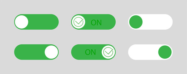 Switch button sign, toggle icon