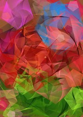 Polygonal geometric pattern triangles background