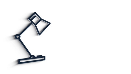 Office icon. Web 3D shadow icon set. Office, great design for any purposes. Motion graphics.