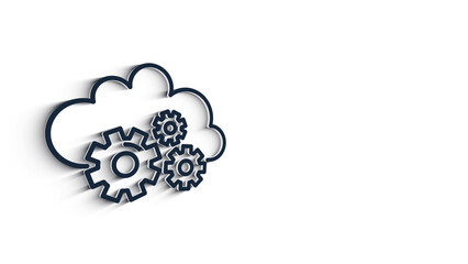 Outline web 3D shadow icons. Construction and home repair tools, building. Work safety. Motion graphics.