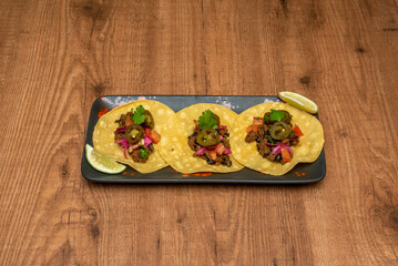 Tacos are not fattening, a couple of tacos can be part of a healthy meal, the tortilla has fiber, the taco is not a dish
