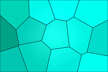 Macro particles of aquamarine stained glass