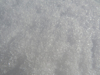 Obraz premium water drops on the snow