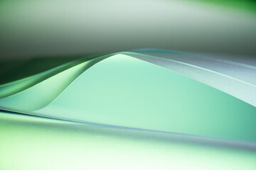 Paper with light green colors beautifully expressed