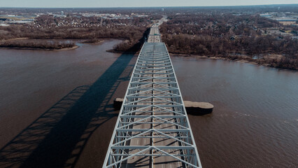 Fototapeta premium bridge over the river