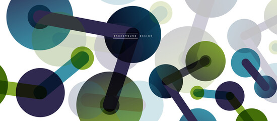 Network concept abstract background. Dots connection. Big data idea. Business template for wallpaper, banner, background or landing