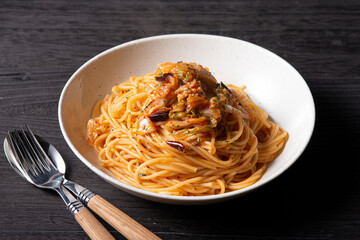 キムチパスタ