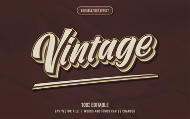 editable vintage, retro, 70s and 80s text effects