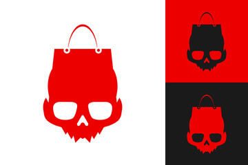 Illustration Vector Graphic of Skull Store Logo. Perfect to use for Store Company