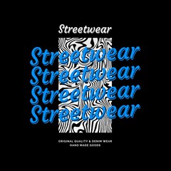 streetwear design, suitable for screen printing t-shirts, clothes, jackets and others