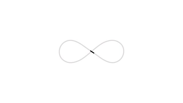 simple eternal infinity loop animation motion gif graphic design