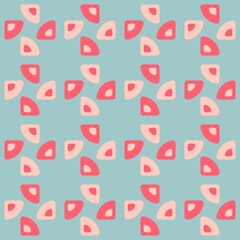Rounded abstract seamless pattern - accent for any surfaces.