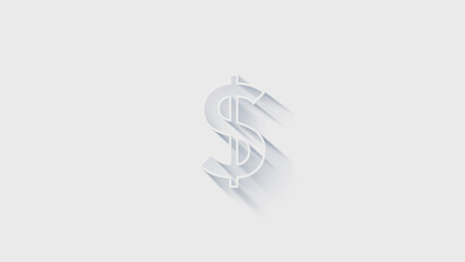 Money, finance, payments. Finance 3D shadow icon design. outline web icon. Motion graphics.
