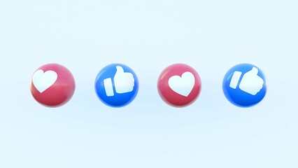 Like balls, 3D emoji illustrator