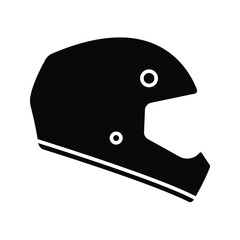 Fototapeta premium Helmet motorcycle icon. safety symbol. vector illustration