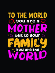 Mother's day t shirt design