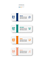 Infographic template business concept  with diagram.