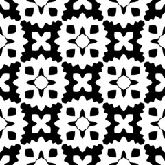 Abstract White Background Black Repeated Design