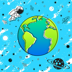 Illustration of Earth, Earth  Background, Earth clipart, Earth from space, 
