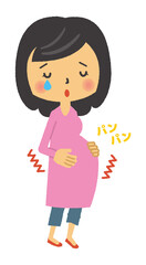 妊娠　妊婦　マタニティ　三頭身