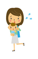 共働き　三頭身