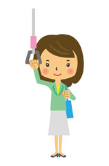 共働き　三頭身