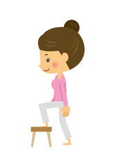 人　三頭身　イラスト