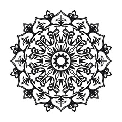 Mandalas for coloring book. Decorative round ornaments.
