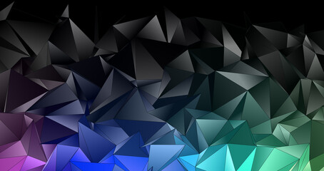 Fototapeta premium Abstract Low-Poly background. triangulated texture. Design 3d. Polygonal geometrical pattern. Triangular modern style