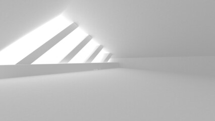 White Modern Background. Abstract Building Concept