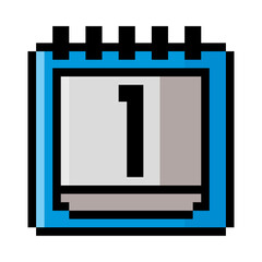 calendar pixel icon
