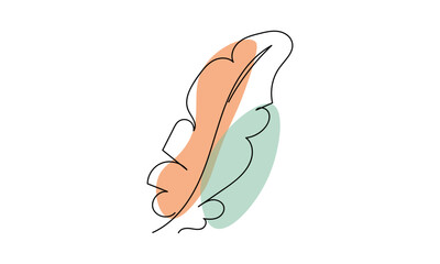 Line Art Drawing for print or use as poster, card, flyer or wall decor